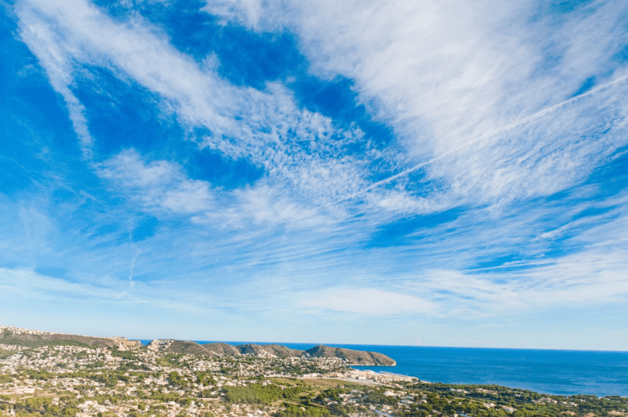 C’est probablement l’une des plus belles vues sur la mer de Moraira.