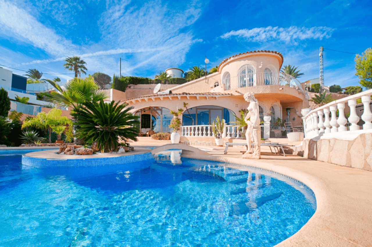 C’est probablement l’une des plus belles vues sur la mer de Moraira.