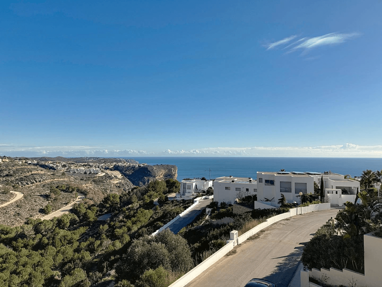 Villa moderne Cumbre del Sol avec vue sur la mer