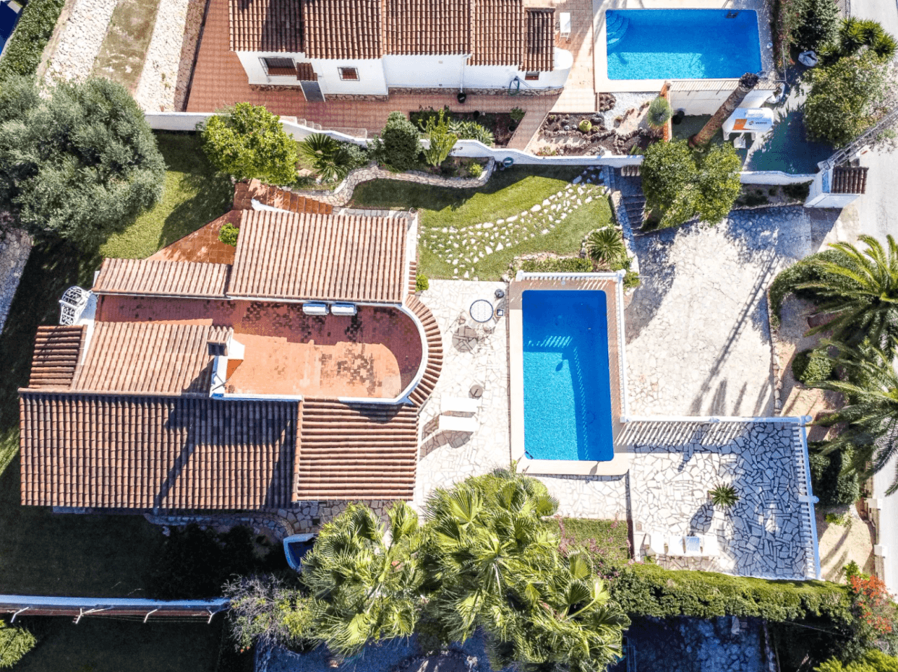 Villa méditerranéenne orientée sud-ouest à Benissa, près du club de golf San Jaime.