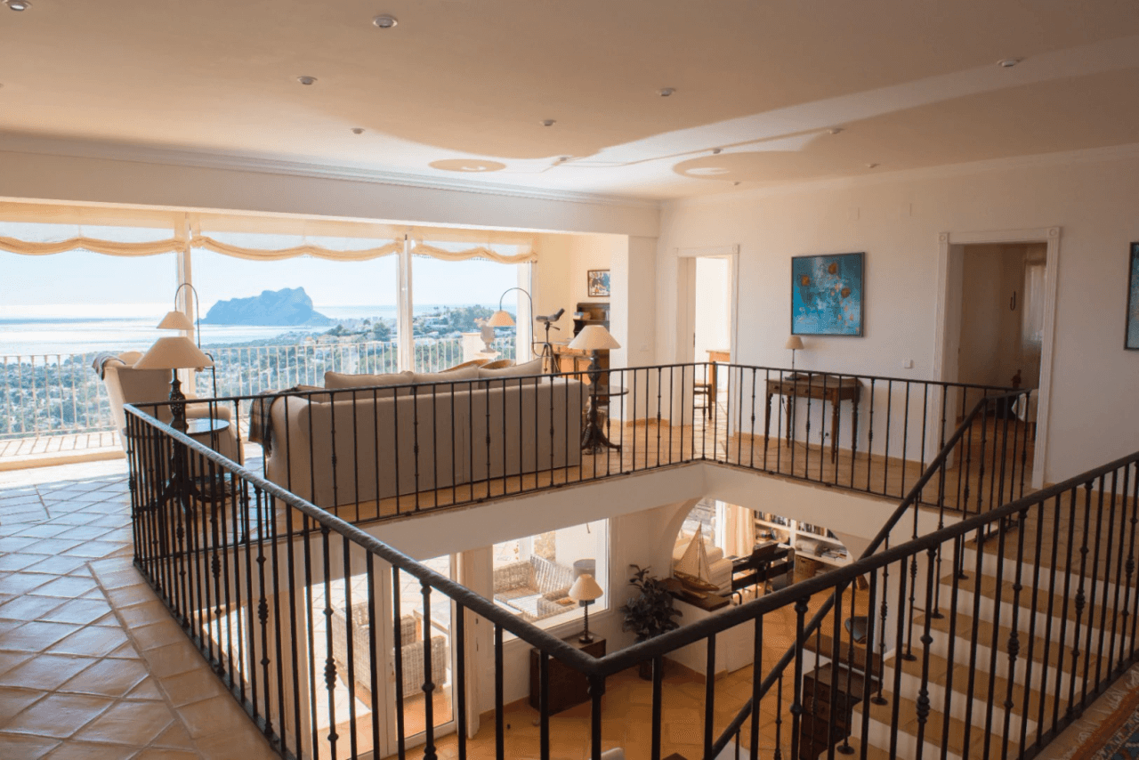 Villa avec des vues spectaculaires sur la mer à vendre à Teulada Moraira