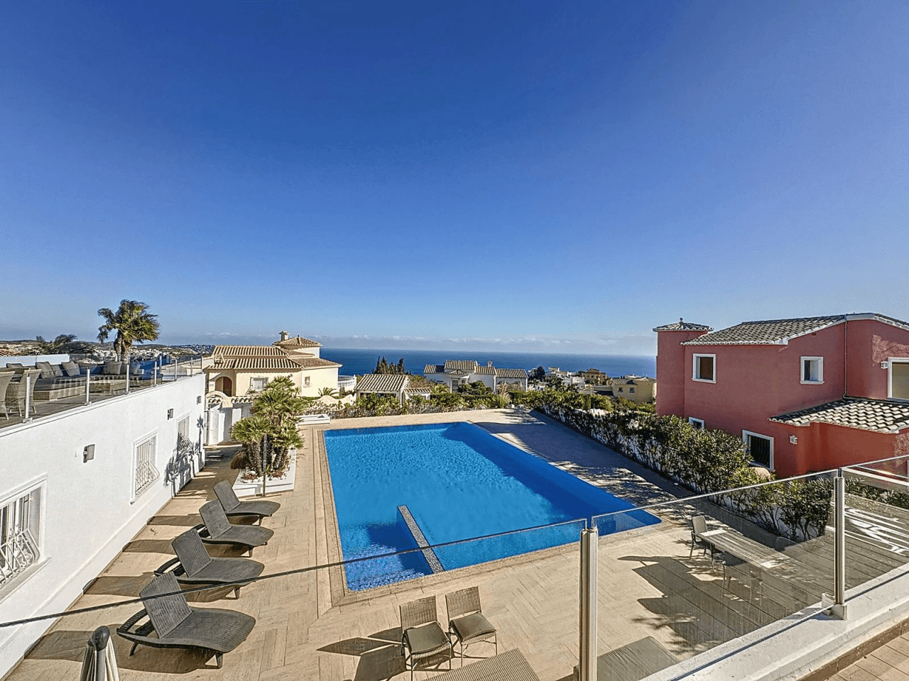 Villa Cumbre del Sol avec vue sur la mer à Magnolias