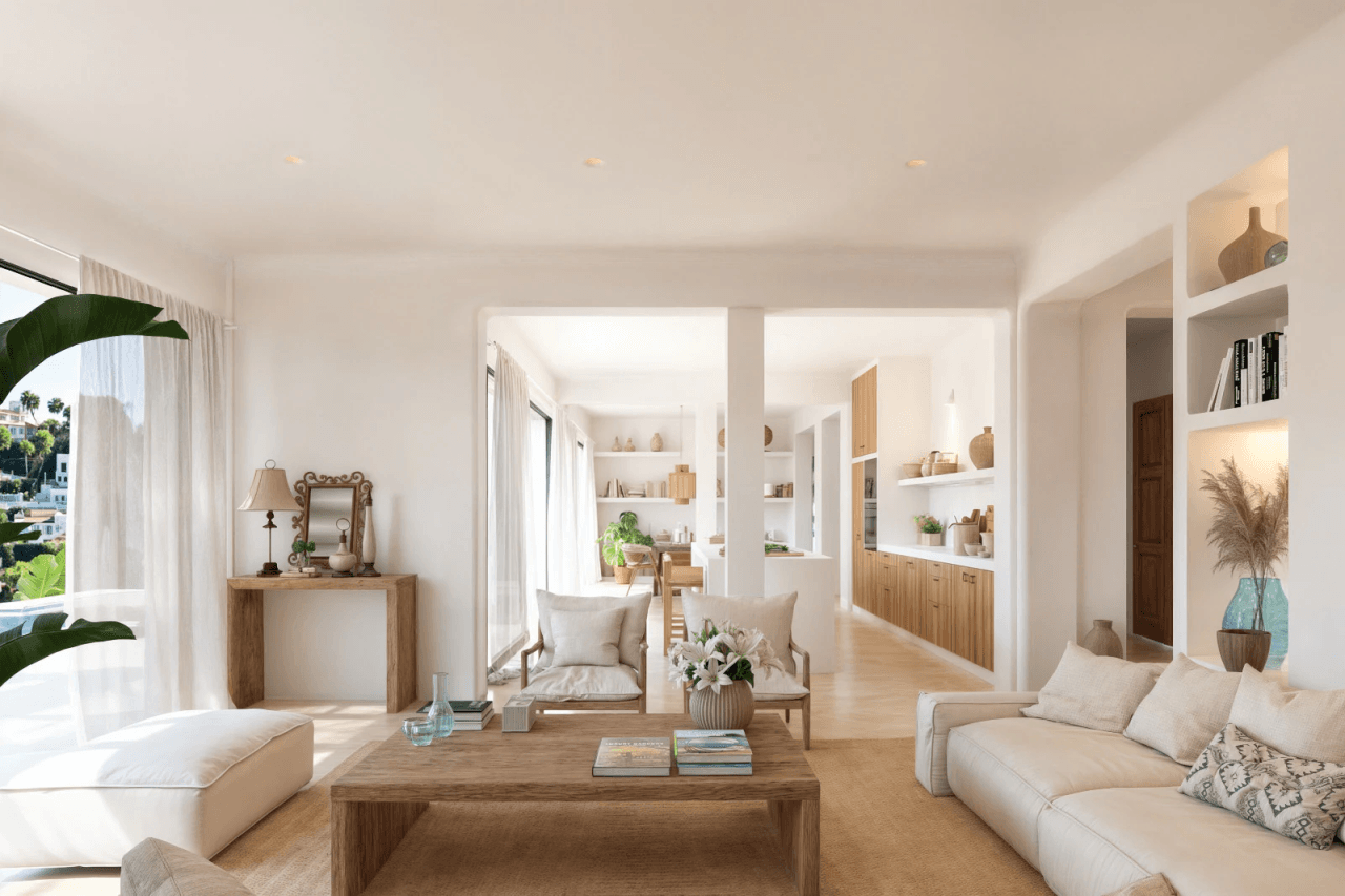 Villa neuve de style ibérique exclusive à Benissa avec vue panoramique et équipements de luxe.