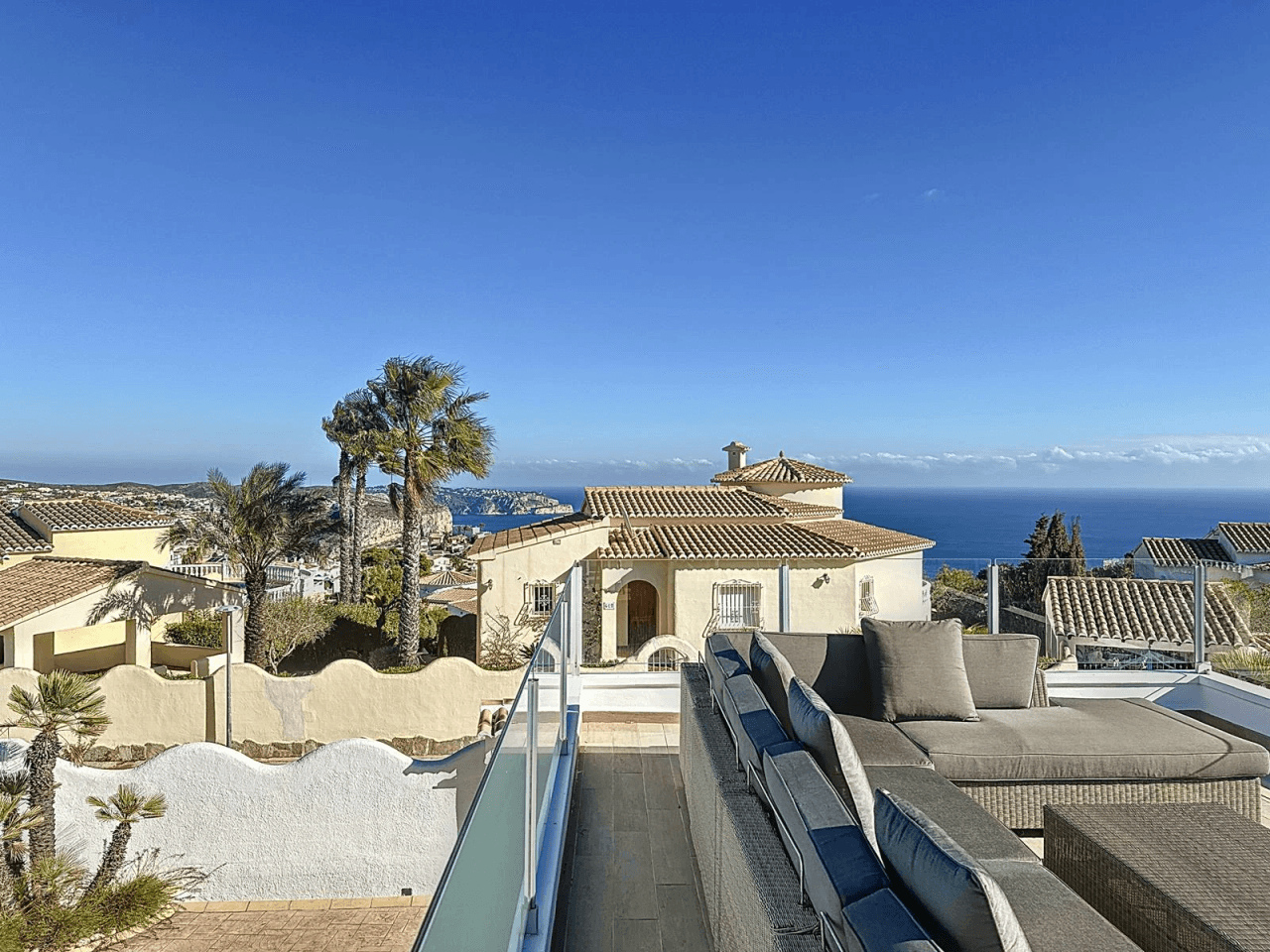 Villa Cumbre del Sol avec vue sur la mer à Magnolias