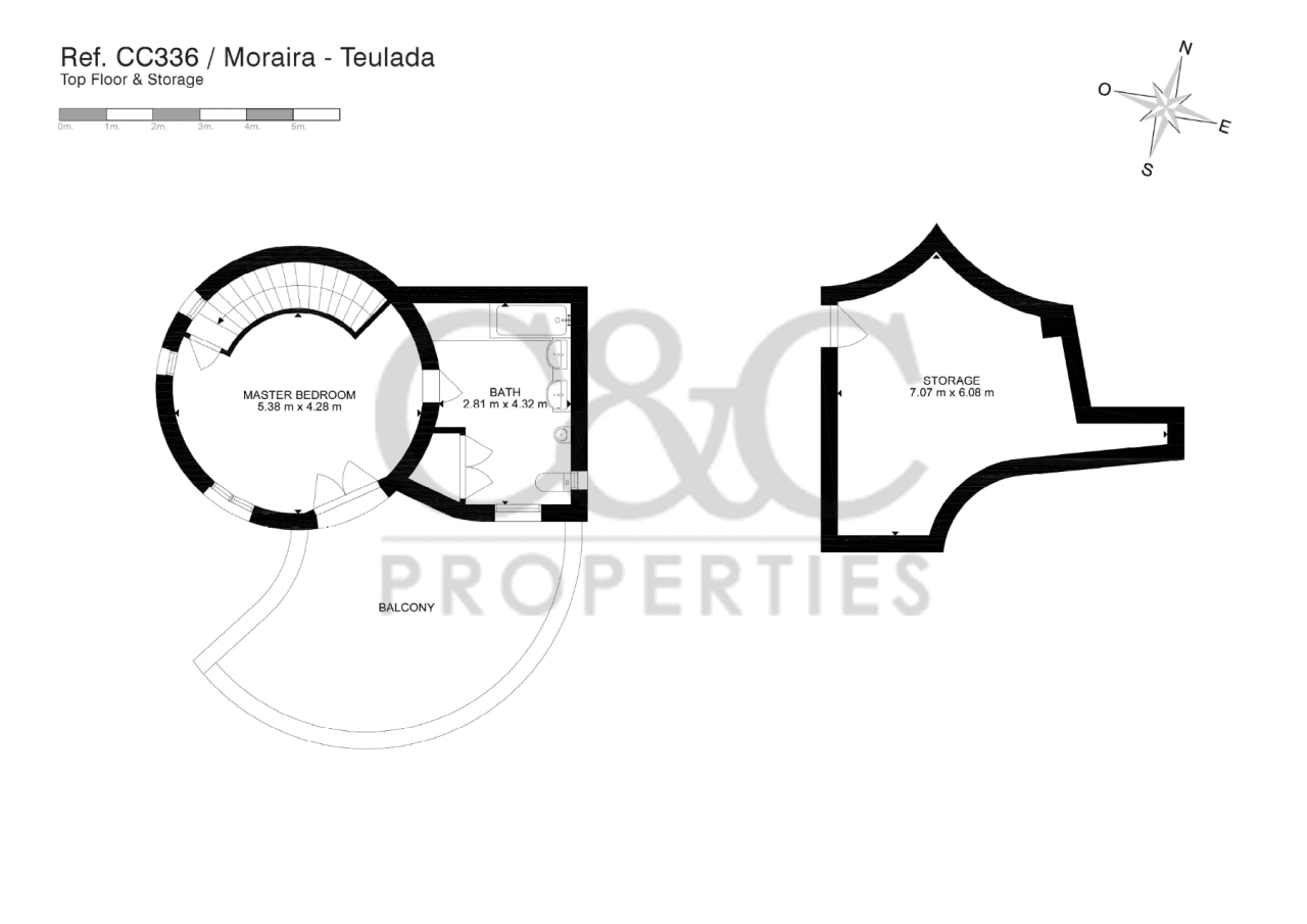 Villa avec un grand terrain à vendre à Moraira