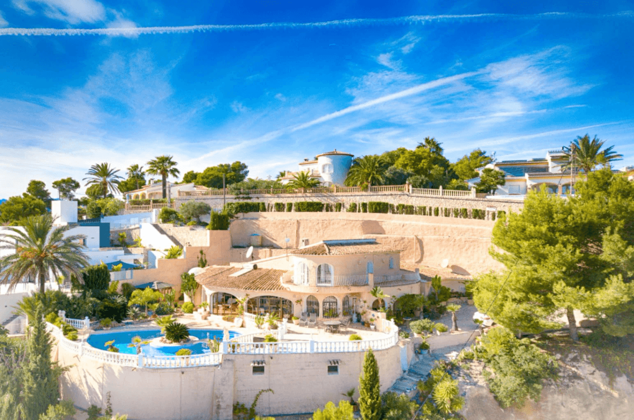 C’est probablement l’une des plus belles vues sur la mer de Moraira.