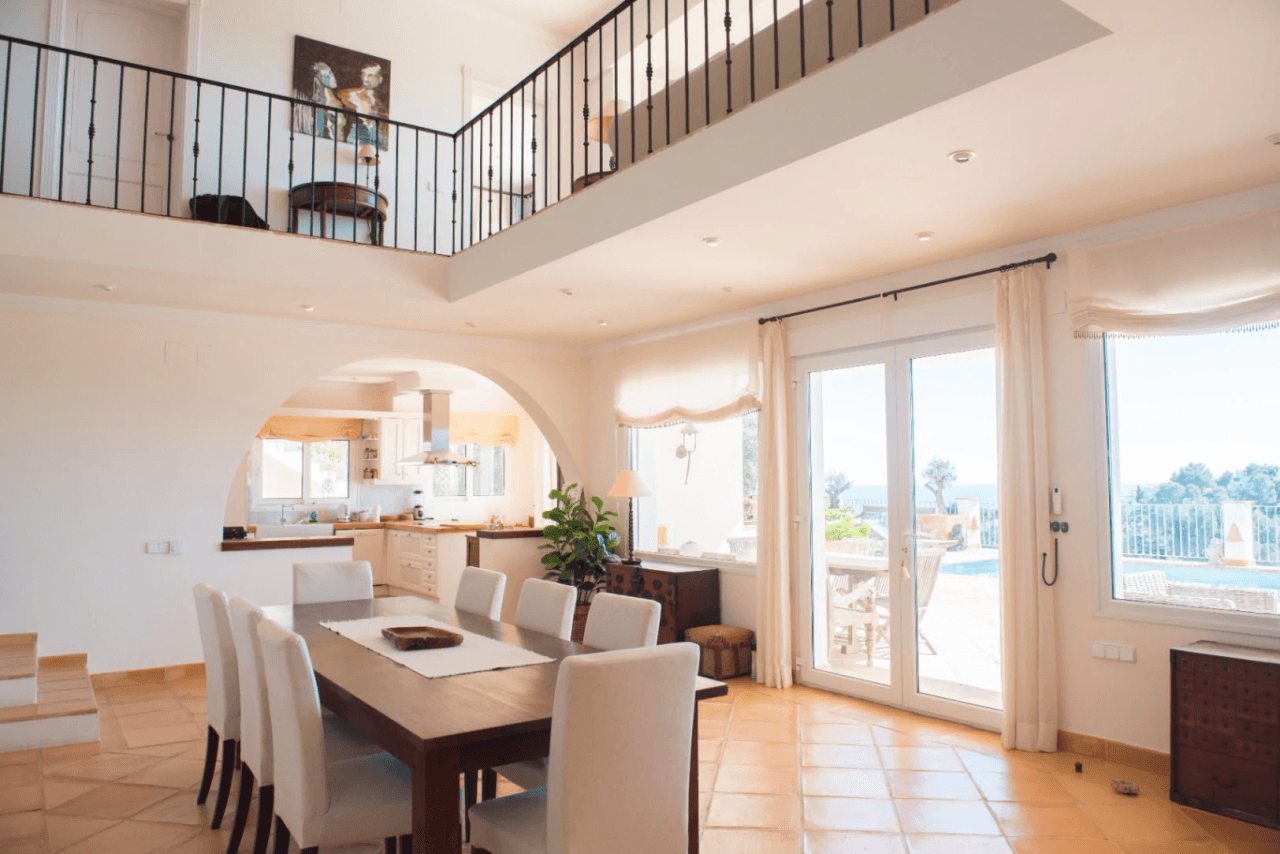 Villa avec des vues spectaculaires sur la mer à vendre à Teulada Moraira