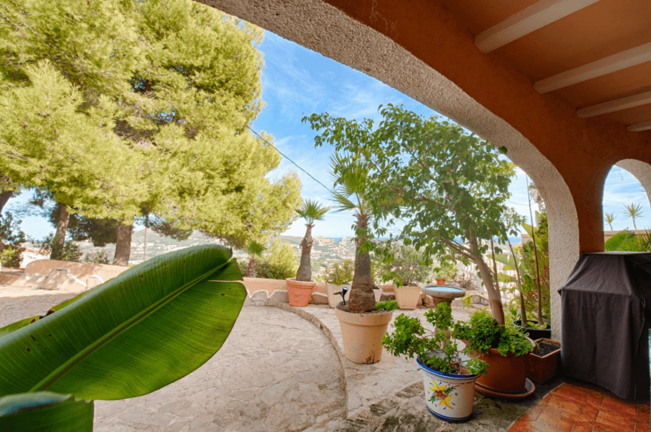 C’est probablement l’une des plus belles vues sur la mer de Moraira.