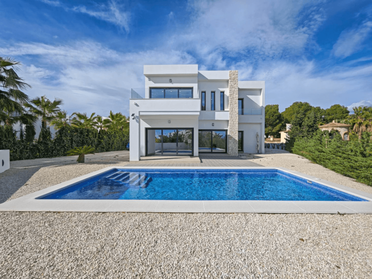 Villa moderne à La Fustera : 3 chambres et piscine privée