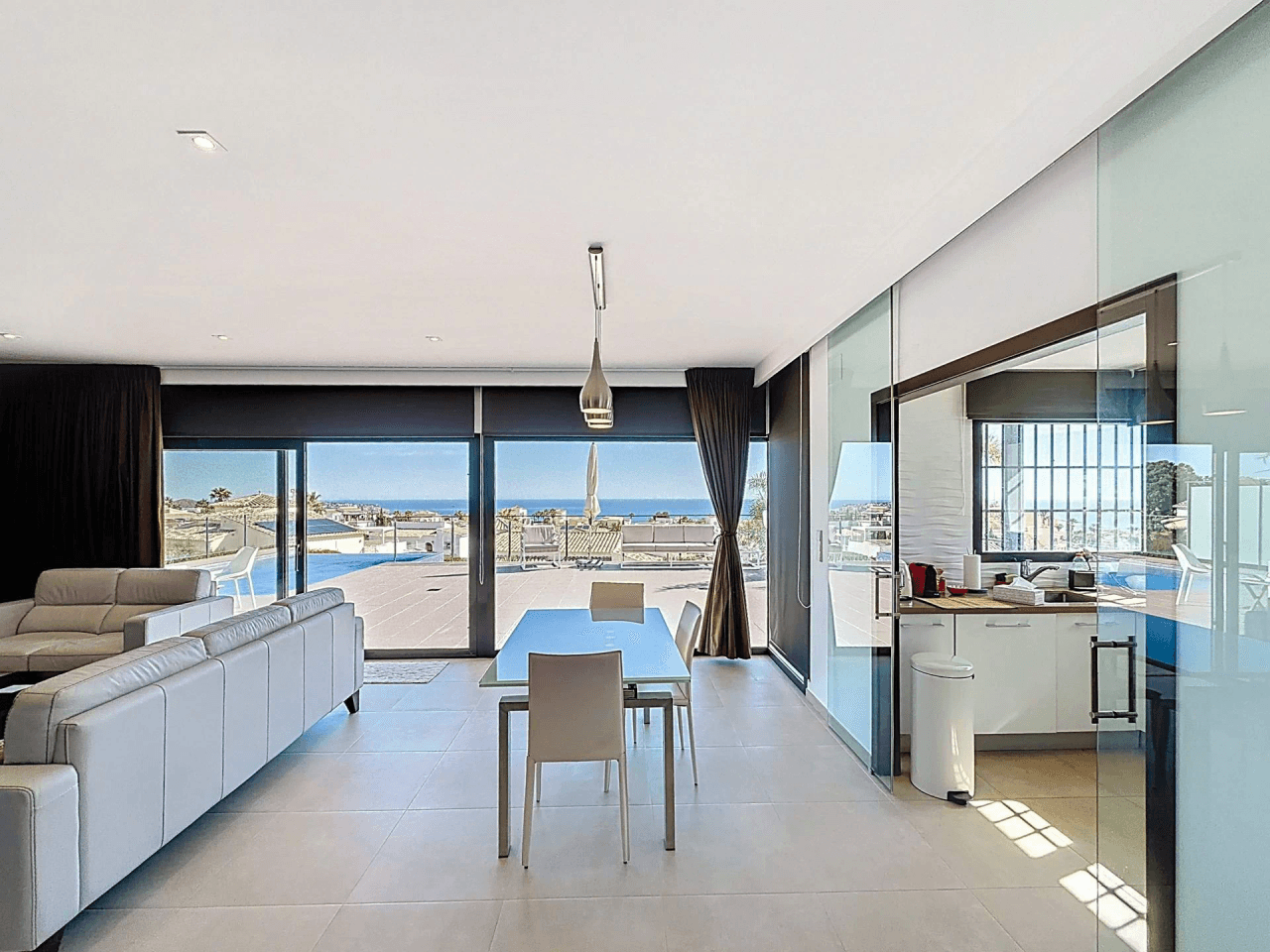 Cumbre del Sol Villa Moderne avec vue sur la mer