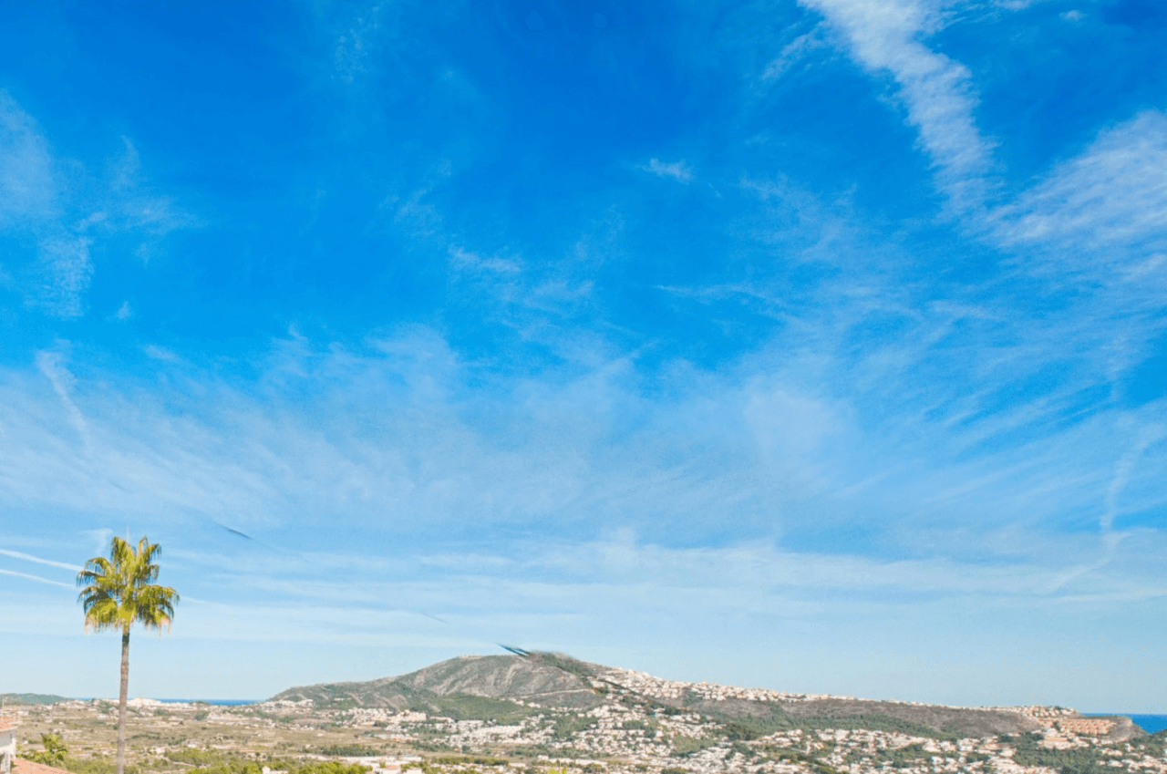 C’est probablement l’une des plus belles vues sur la mer de Moraira.
