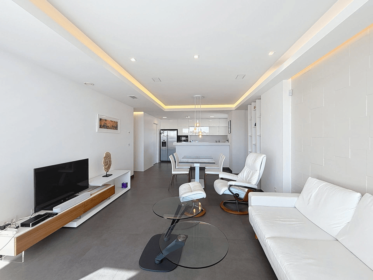Cumbre del Sol penthouse moderne de luxe avec vue sur les falaises et la mer