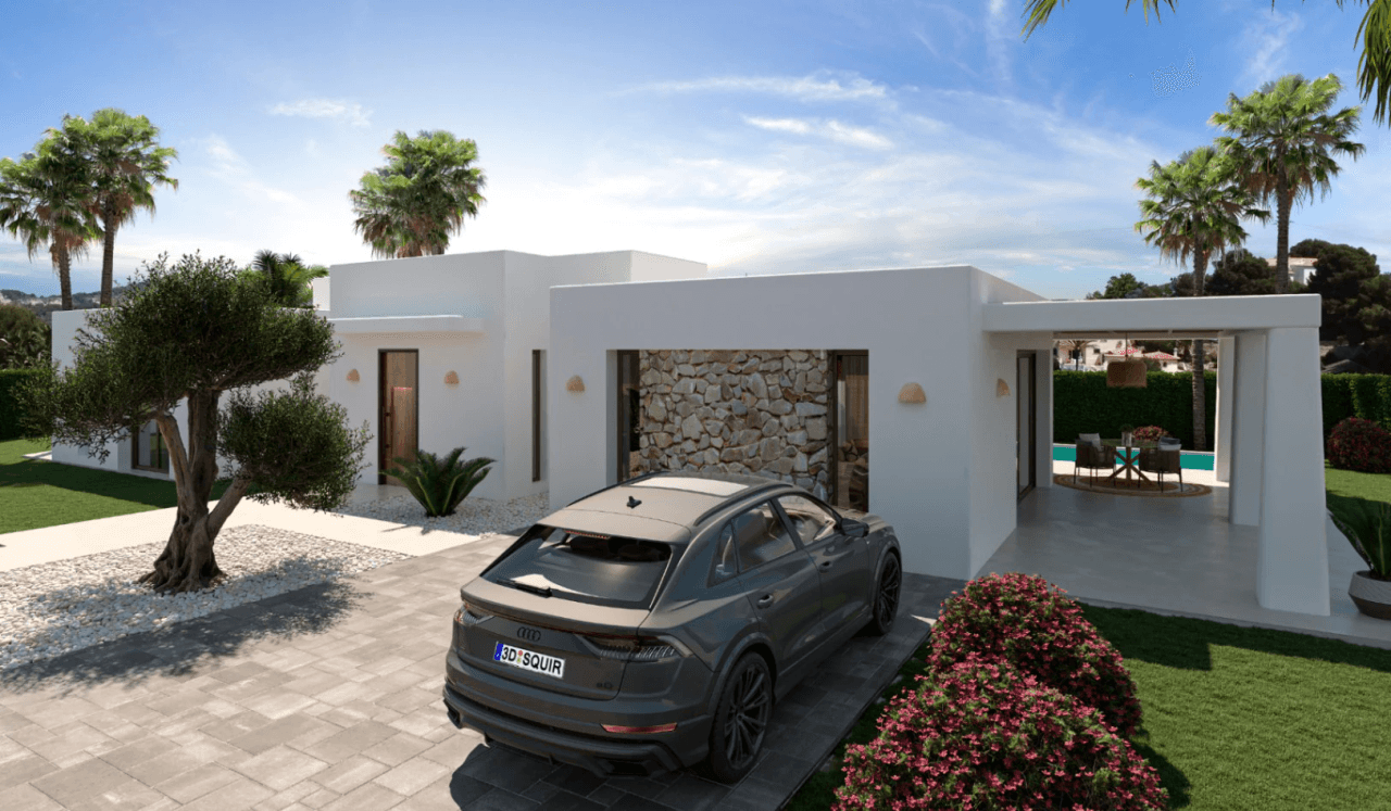 Chalet de style ibicenco à vendre à Las Lomas del Rey Jávea, Costa Blanca