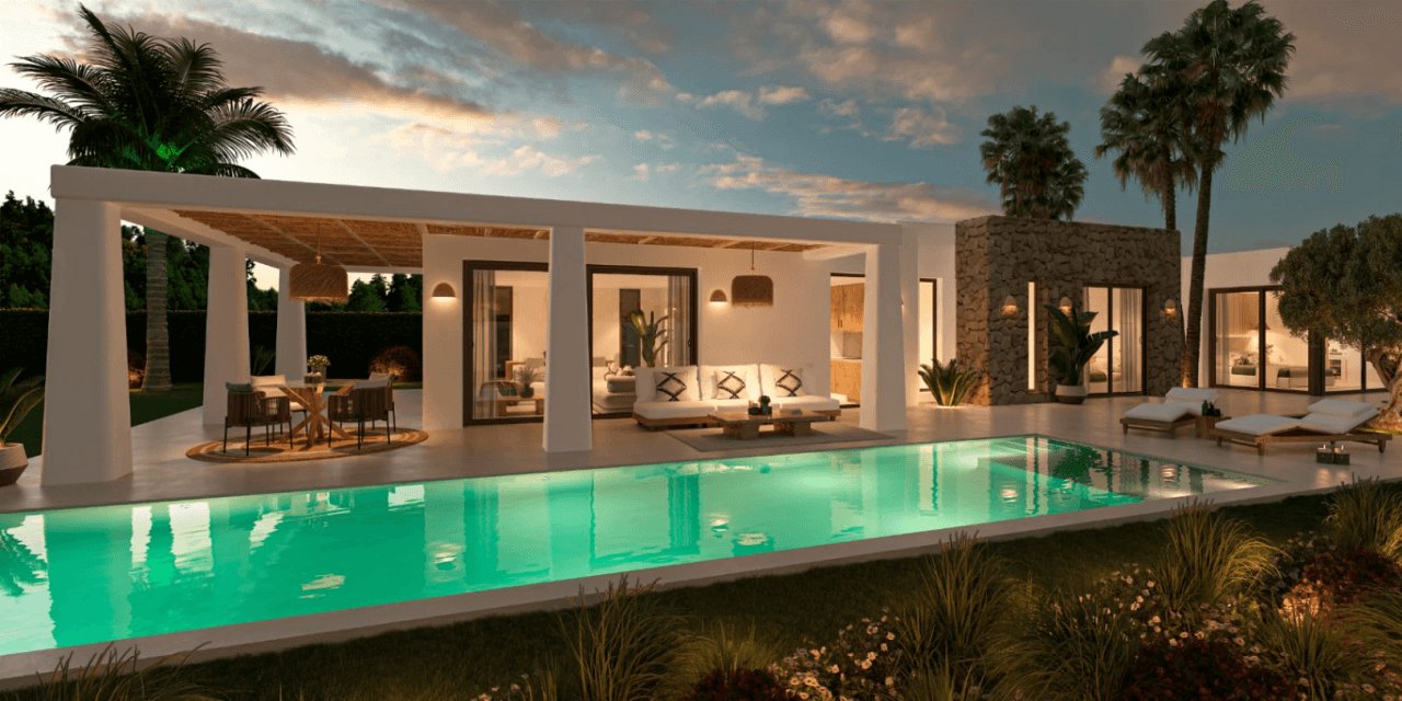 Chalet de style ibicenco à vendre à Las Lomas del Rey Jávea, Costa Blanca