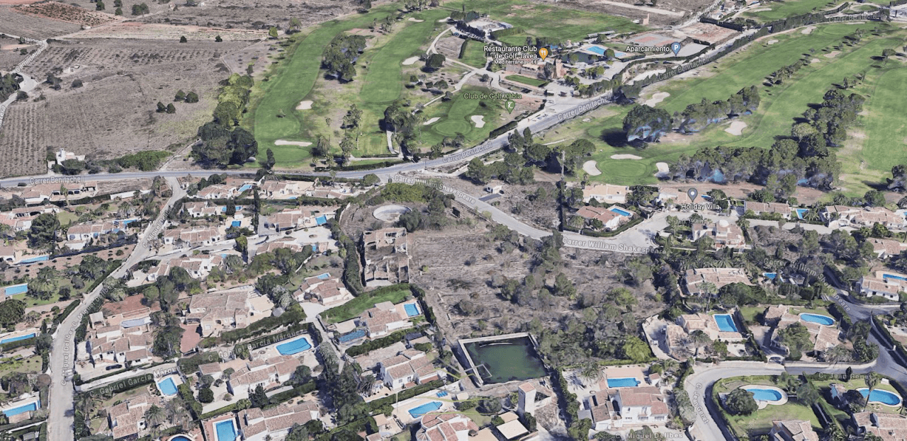 Parcela Urbana a la venta para desarrolo inmobiliario en Javea - Golf