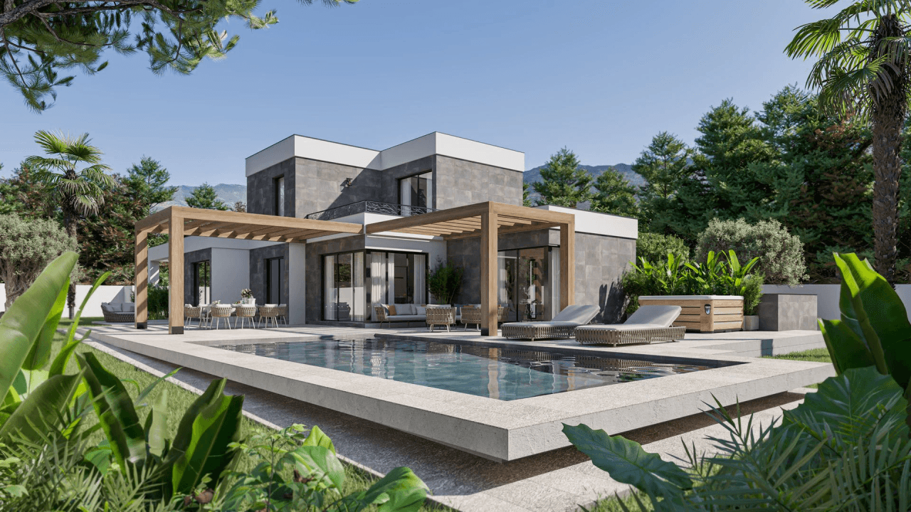 Villa moderne à vendre dans l'urbanisation La Guardia Park - Javea