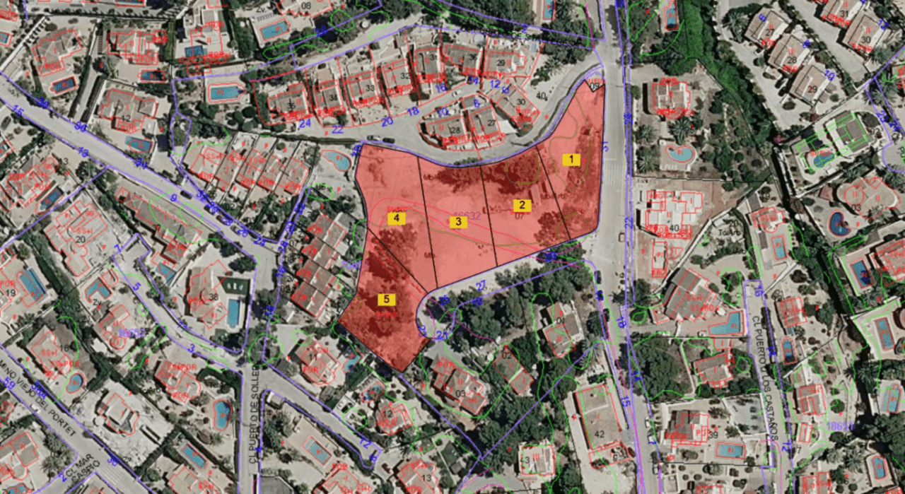 5 Parcelas Exclusivas en Moraira en la zona de El Portet | Camí de la Viuda