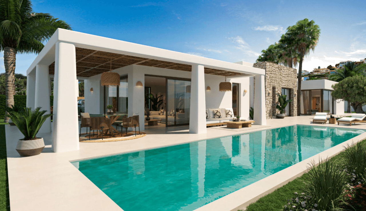 Chalet de style ibicenco à vendre à Las Lomas del Rey Jávea, Costa Blanca