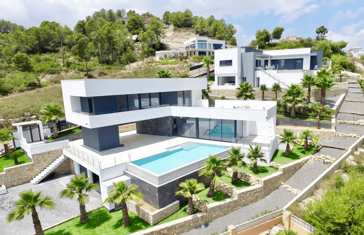 Chalet obra nueva en venta en Cansalades Javea, Costa Blanca