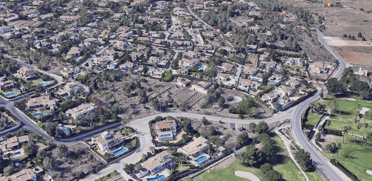 Parcela Urbana a la venta para desarrolo inmobiliario en Javea - Golf