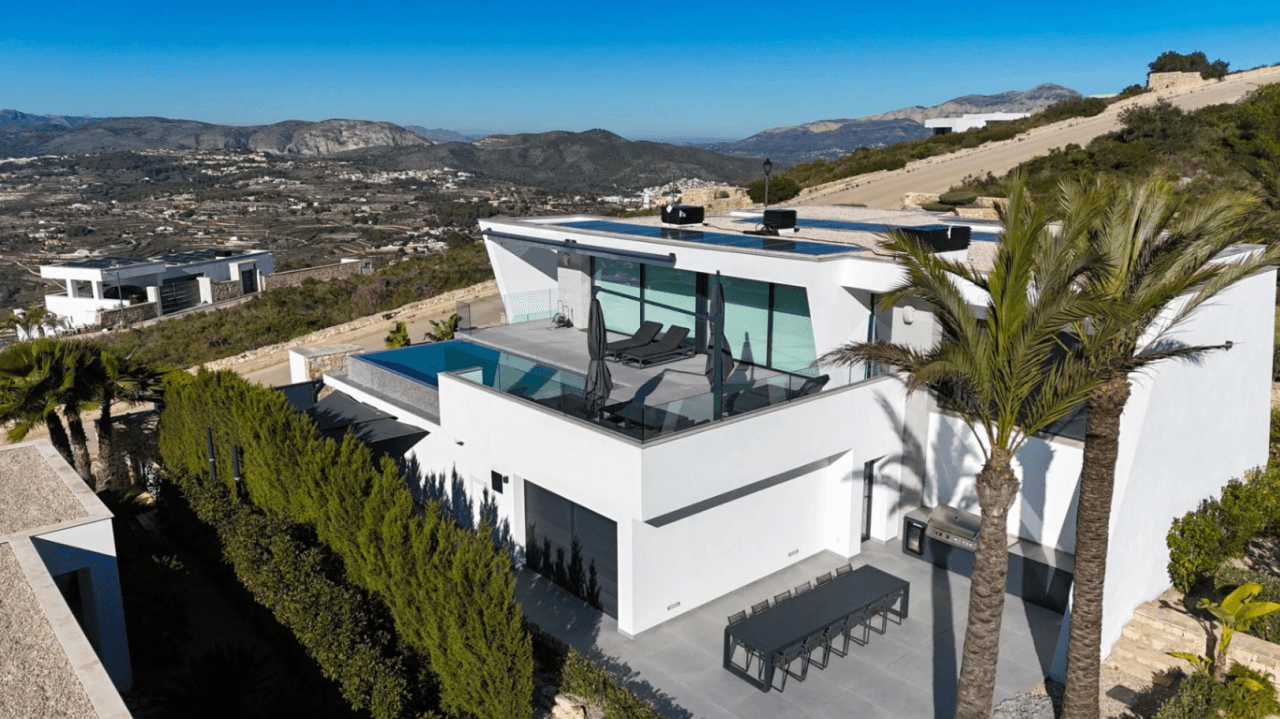 Cumbre del Sol modern luxury villa with panoramic views