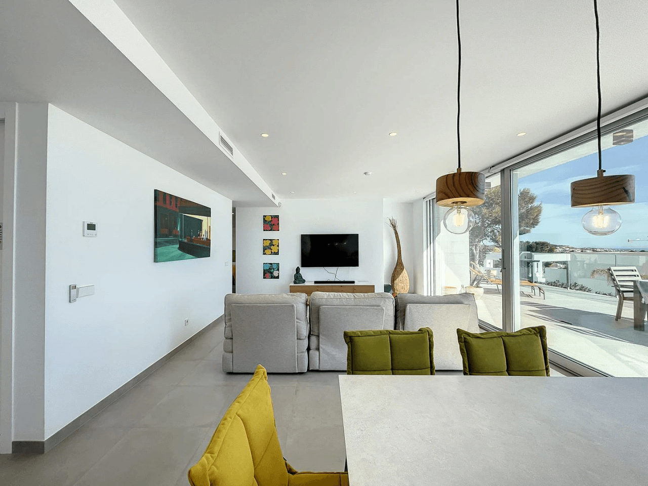 Villa moderna con vistas al mar y piscina privada