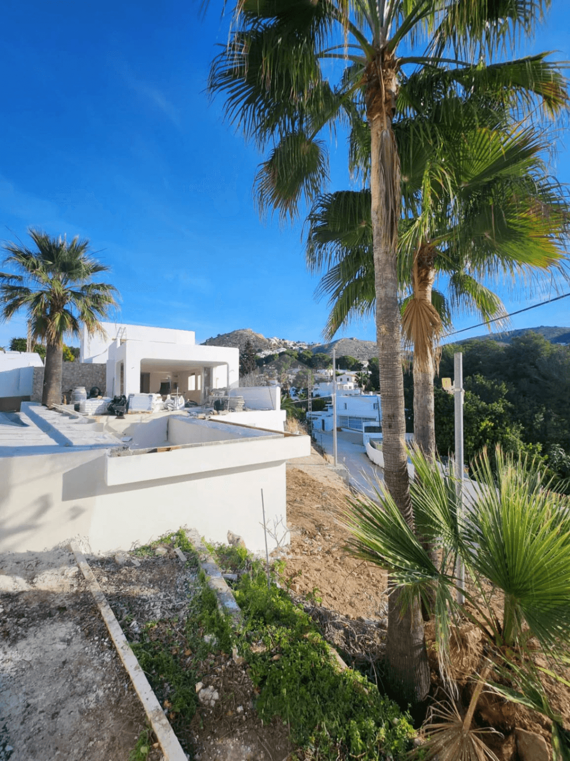 Chalet de obra nueva en El Portet, Moraira.