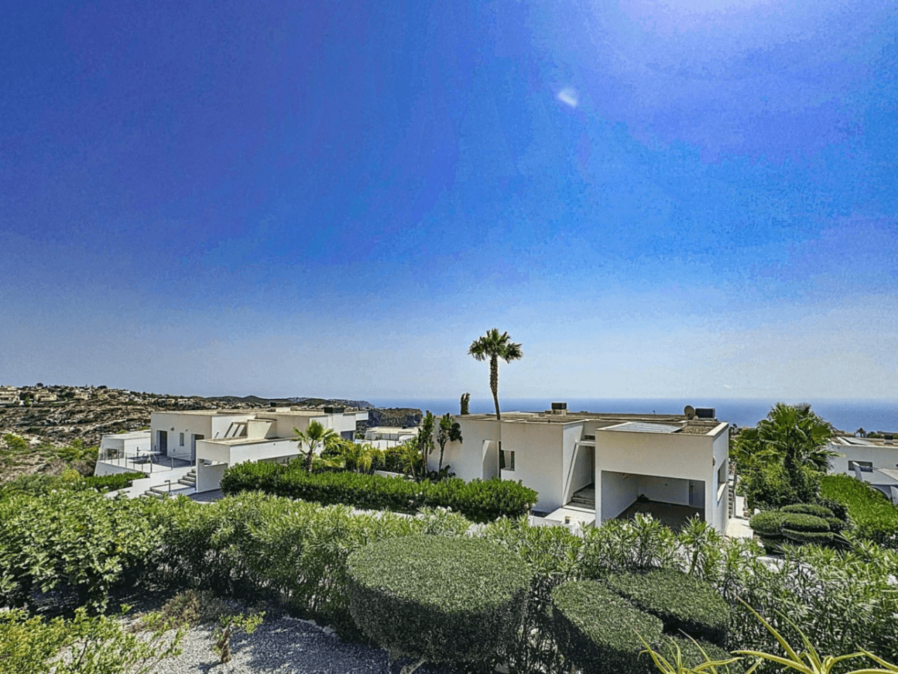 Cumbre del Sol villa moderna con vistas al mar