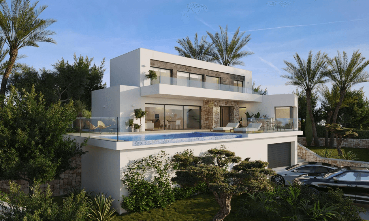 Cumbre del Sol villa de lujo moderno con impresionantes vistas al mar