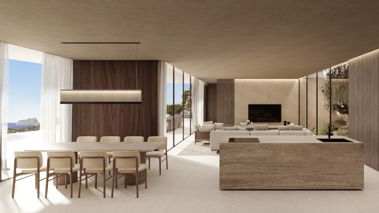 Contemporary Design Villa with Panoramic Sea Views in Montemar, Benissa