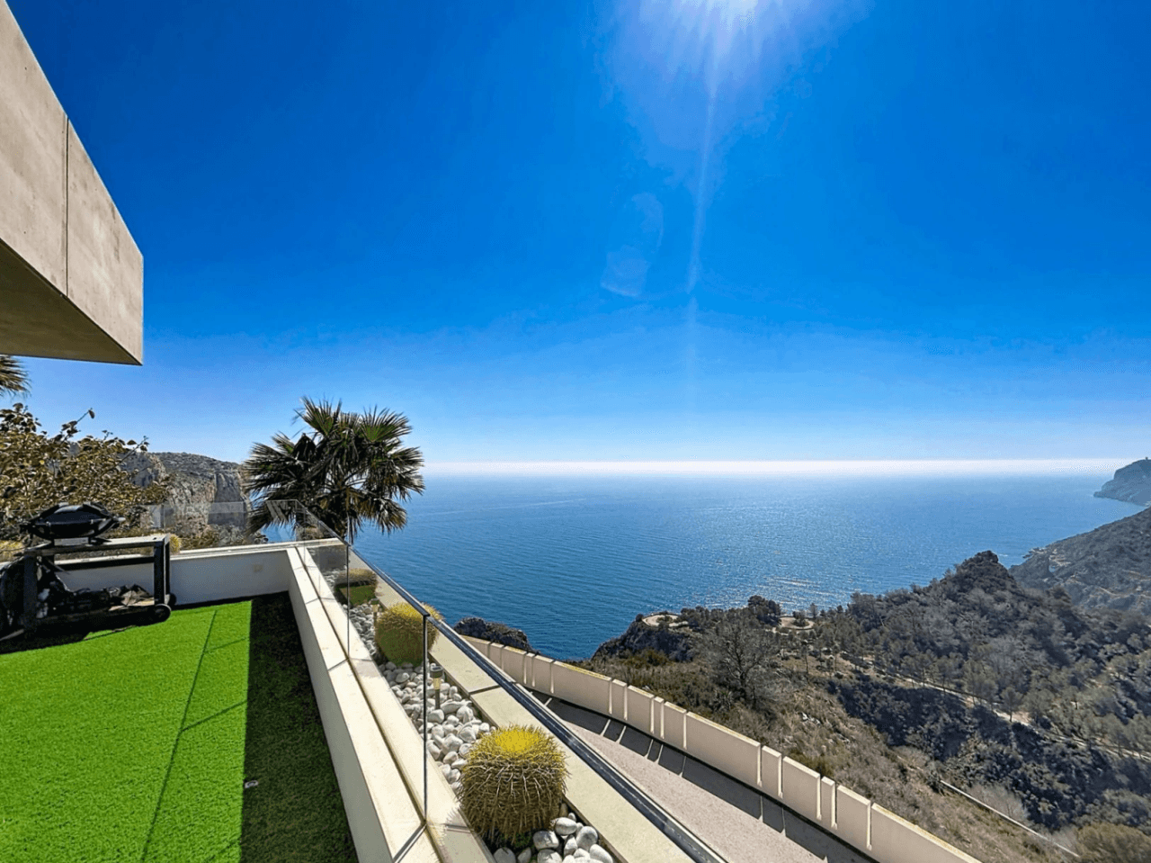 Cumbre del Sol apartamento moderno de lujo con espectaculares vistas panorámicas al mar y los acantilados