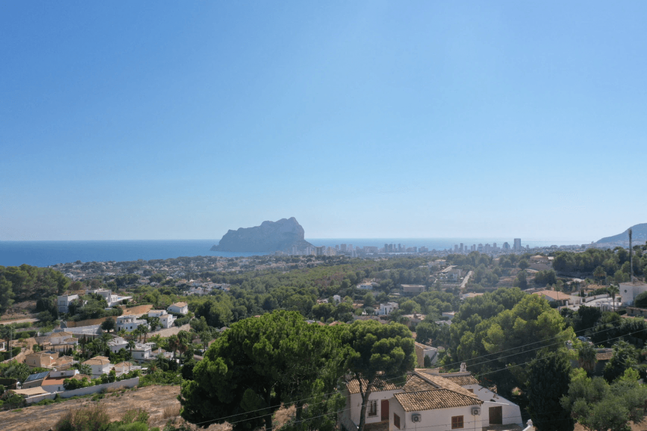 Exclusive Ibiza-style new build villa in Benissa with panoramic views and luxury amenities.