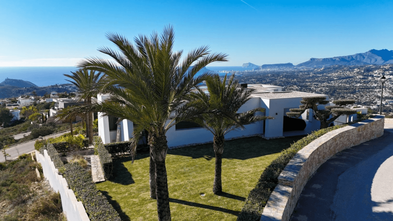 Cumbre del Sol modern luxury villa with panoramic views