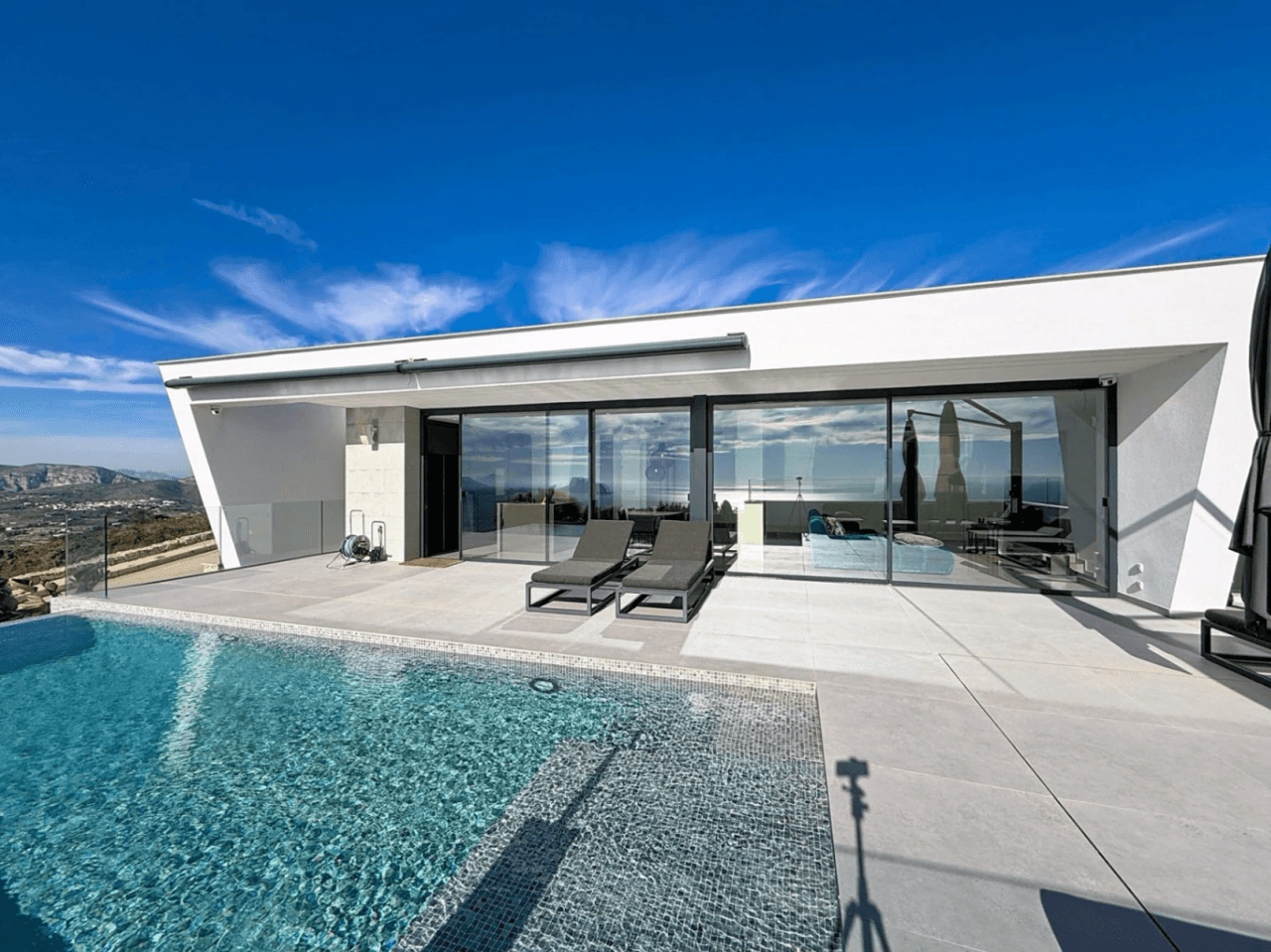 Cumbre del Sol modern luxury villa with panoramic views