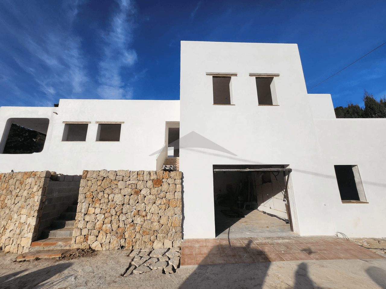 Chalet de obra nueva en El Portet, Moraira.
