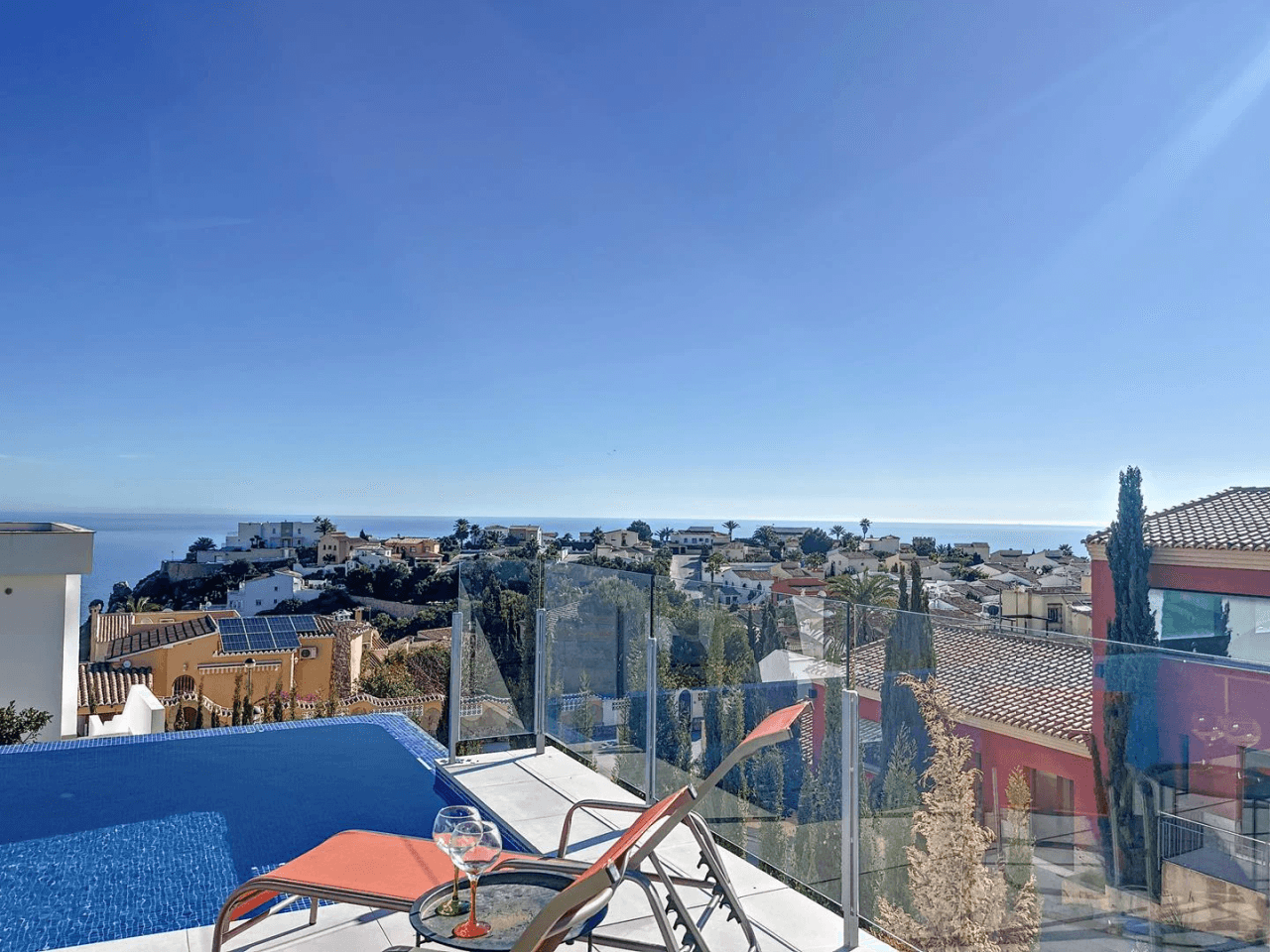 Villa moderna con vistas al mar y piscina privada