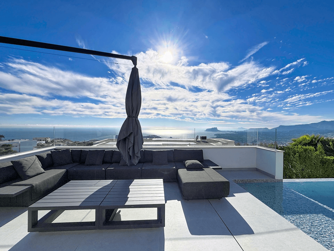 Cumbre del Sol modern luxury villa with panoramic views