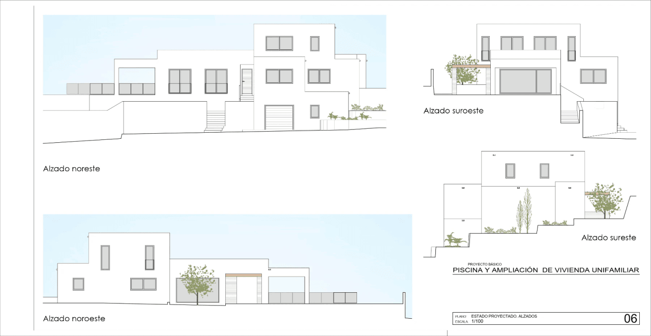 Chalet de obra nueva en El Portet, Moraira.