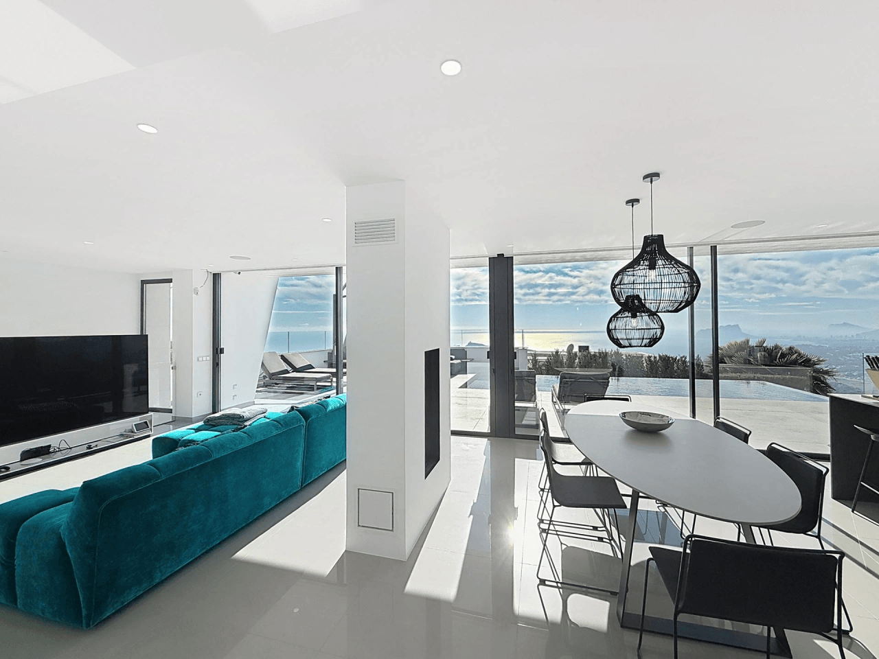 Cumbre del Sol modern luxury villa with panoramic views