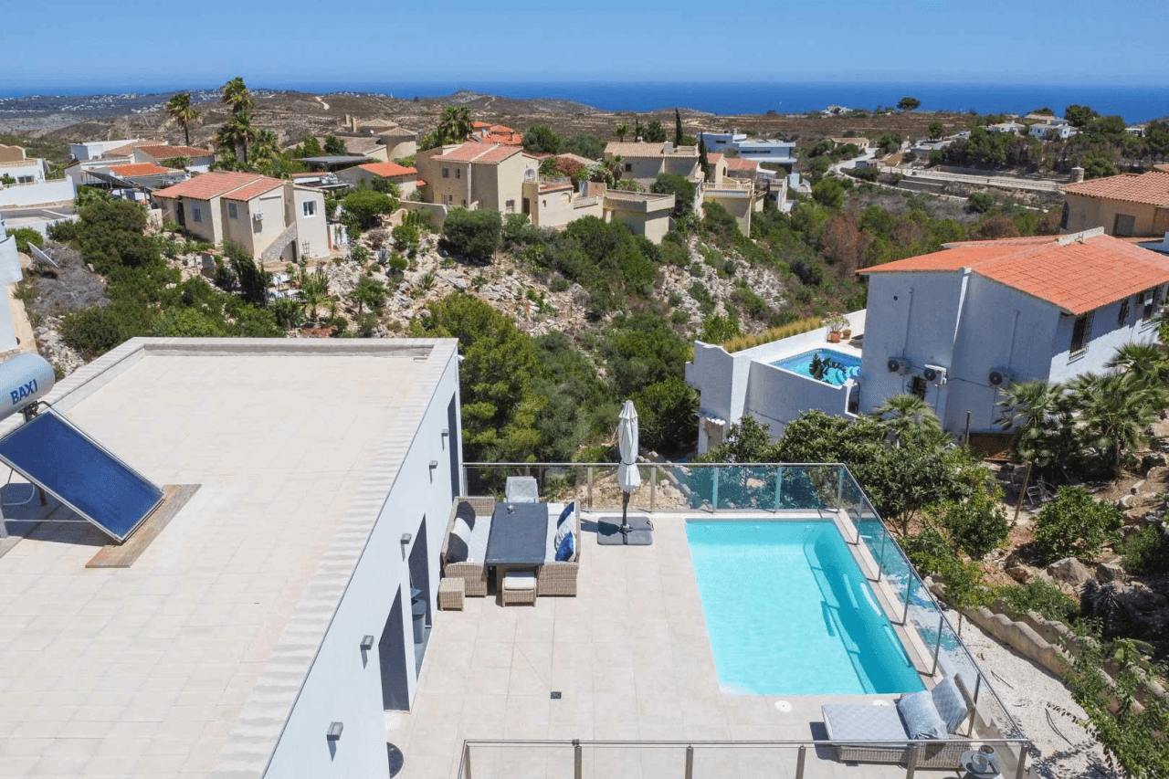 Cumbre del Sol Villa moderna con vistas al mar