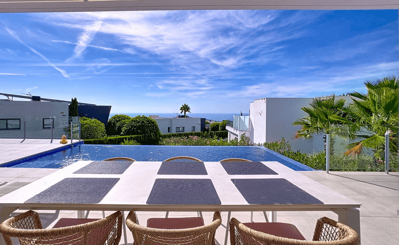Cumbre del Sol Villa moderna con vistas al mar