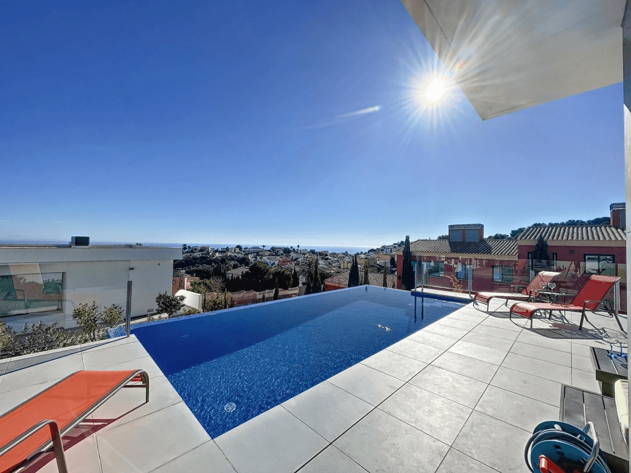 Cumbre del Sol villa de lujo moderno con vistas panorámicas al mar