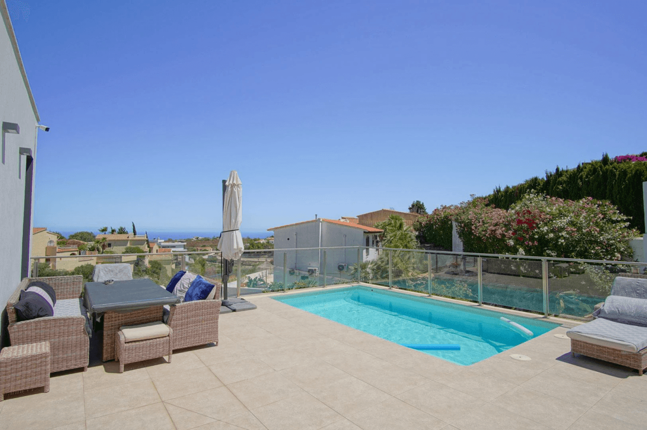 Cumbre del Sol Villa moderne avec vue sur la mer
