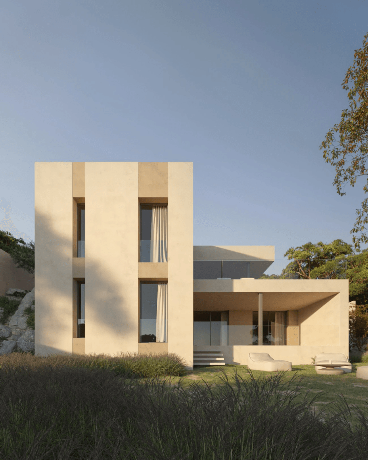Villa à vendre à Fustera Benissa avec 4 chambres et piscine à débordement