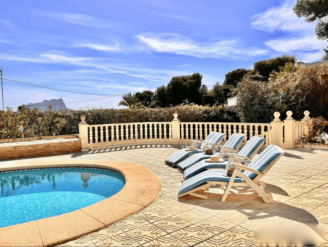 Mediterrane villa met uitzicht op zee in San Jaime - Langdurige verhuur