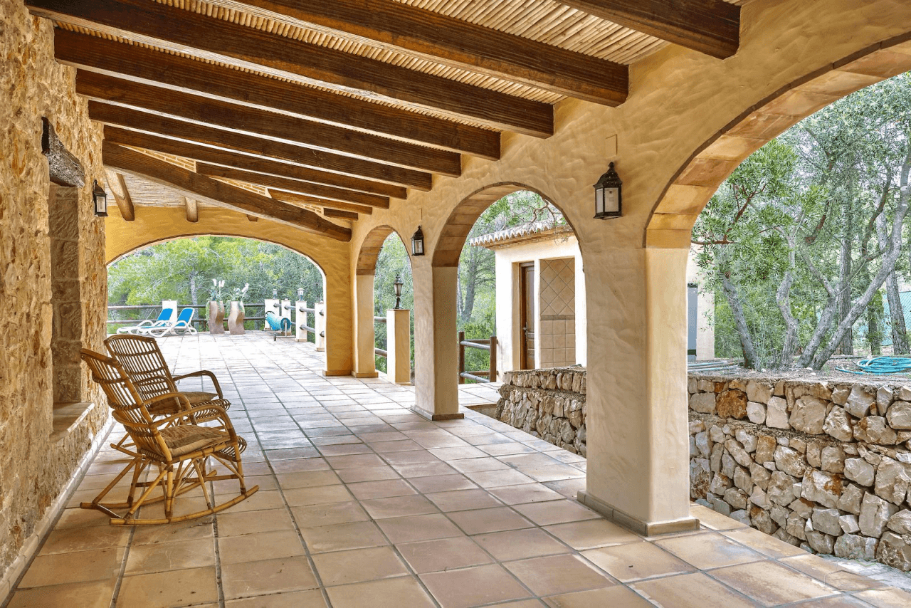 Finca de campo con vistas panorámicas en venta en Jávea.