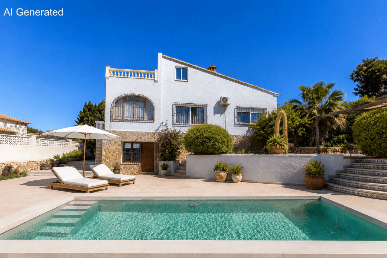 Villa mit großem Potenzial in Calpe zu verkaufen