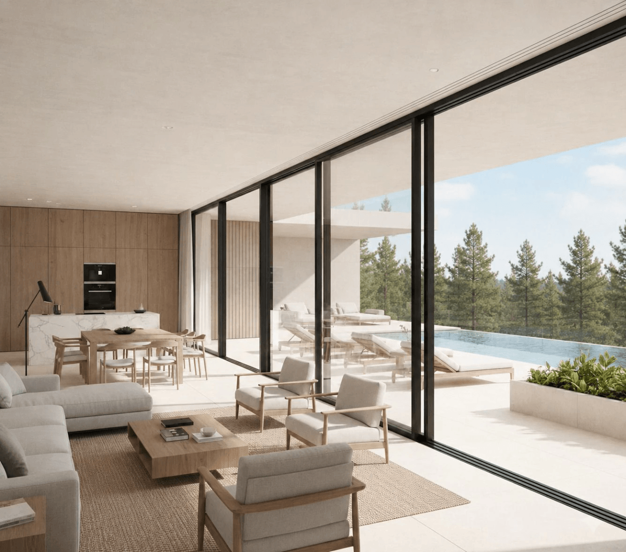 Villa NARA - Project with building permit ready to construct in Moraira - Within walking distance of the village - 1500m2 plot