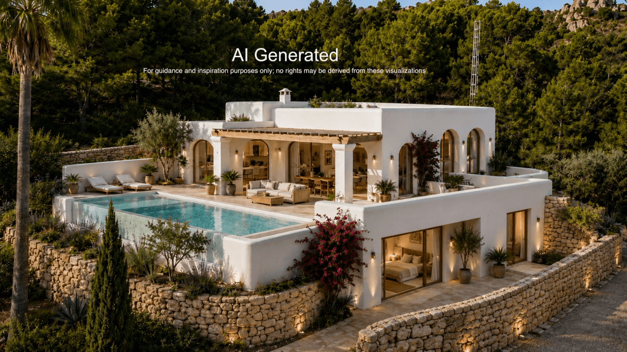 Meerblick Villa und extra Grundstück in Calpe zu verkaufen