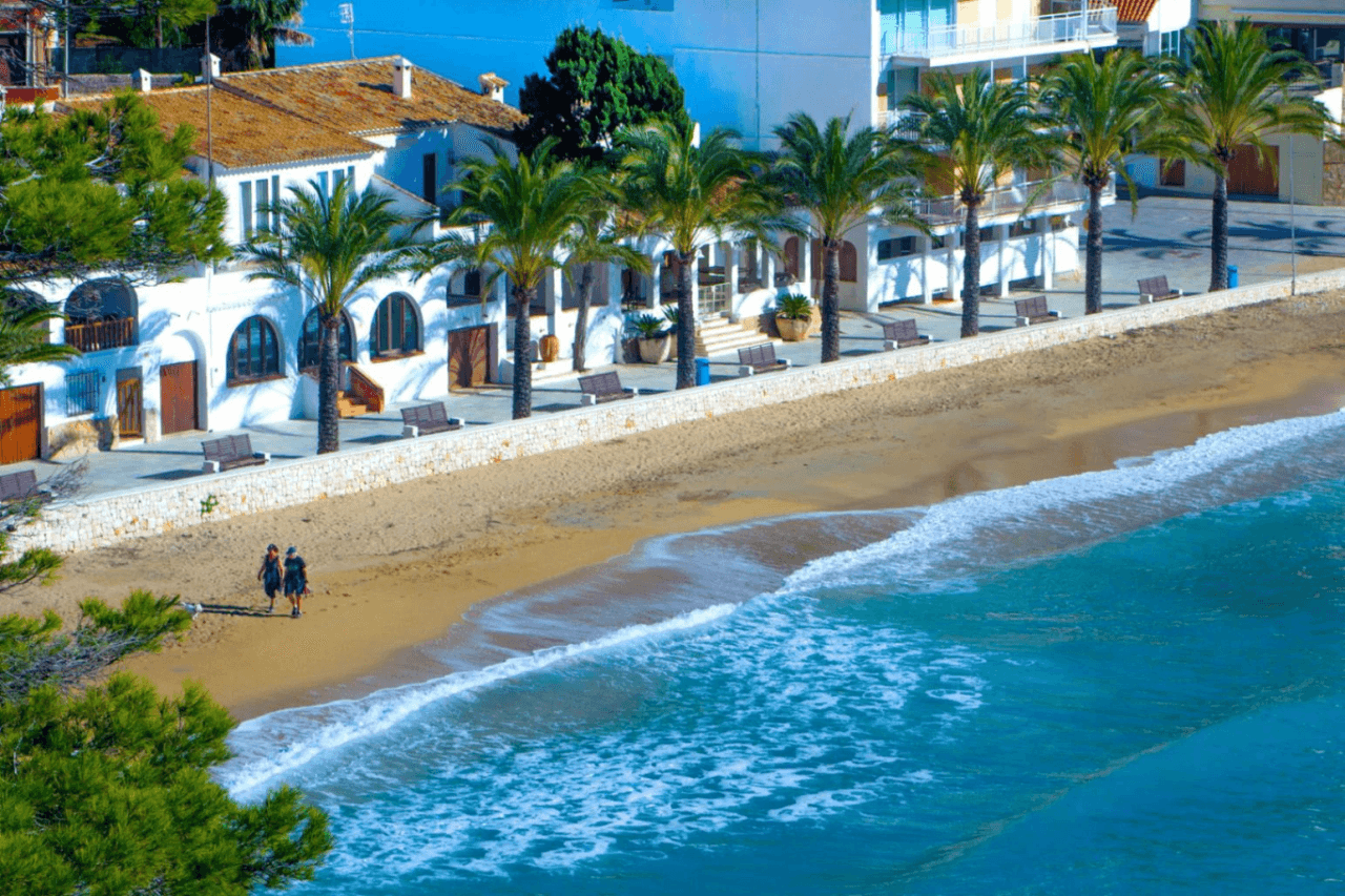 Villa Méditerranéenne Contemporaine à Moraira avec Vue sur la Mer